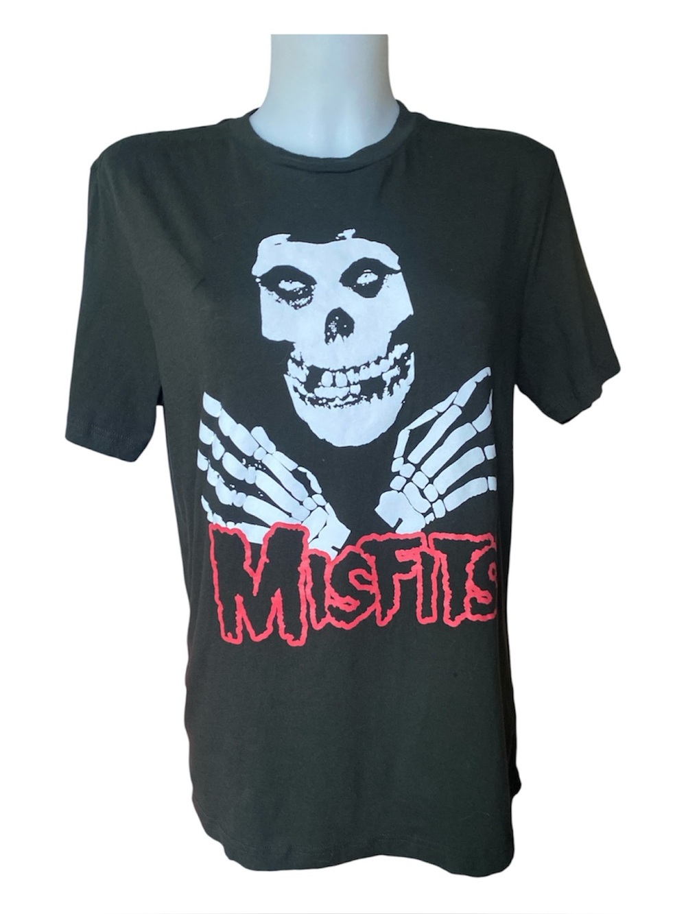 Misfits Band Logo Graphic Short Sleeve Fiend Skull T-Shirt Size Small